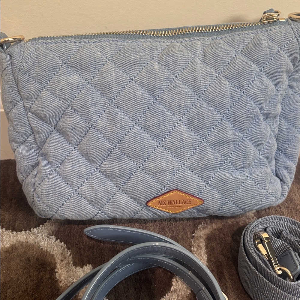 MZ Wallace Light Blue denim crossbody - Picture 3 of 5